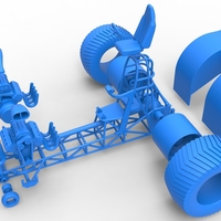 Pulling tractor with 2 engines V8 Version 3 Scale 1:25 - Thumbnail 16