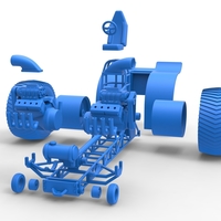 Pulling tractor with 2 engines V8 Version 3 Scale 1:25 - Thumbnail 18