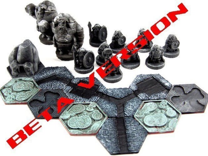 Pocket-Tactics: Dwarves of the Mountain Holds 3D Print 48825