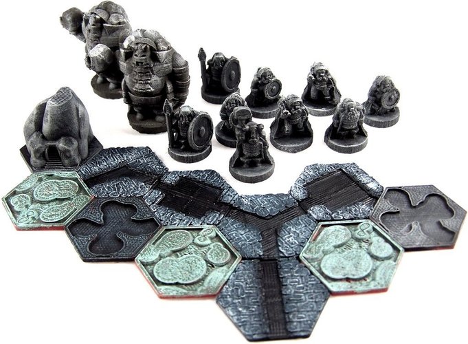 Pocket-Tactics: Dwarves of the Mountain Holds 3D Print 48826