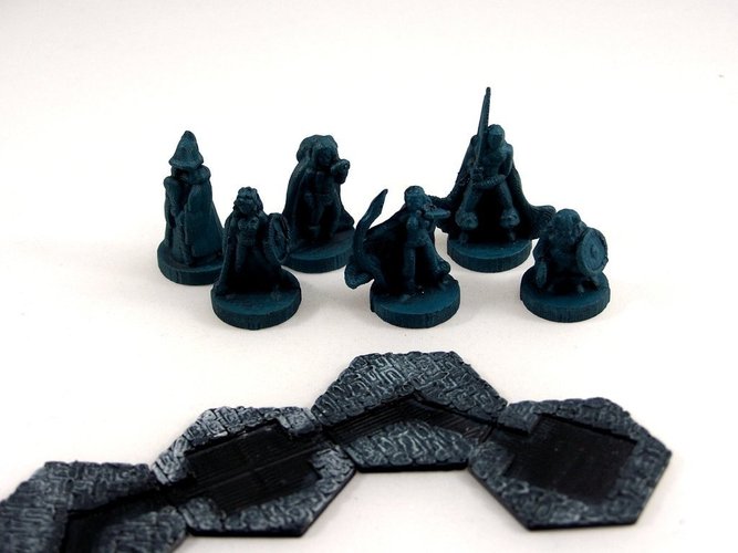 Pocket-Tactics: Dungeon Delvers 3D Print 48828