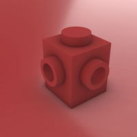 LEGO Brick - 1X1 with 2 Knobs on Adjacent Faces - Thumbnail 2