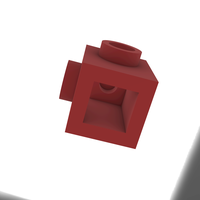 LEGO Brick - 1X1 with 2 Knobs on Adjacent Faces - Thumbnail 3