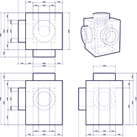 LEGO Brick - 1X1 with 2 Knobs on Adjacent Faces - Thumbnail 4