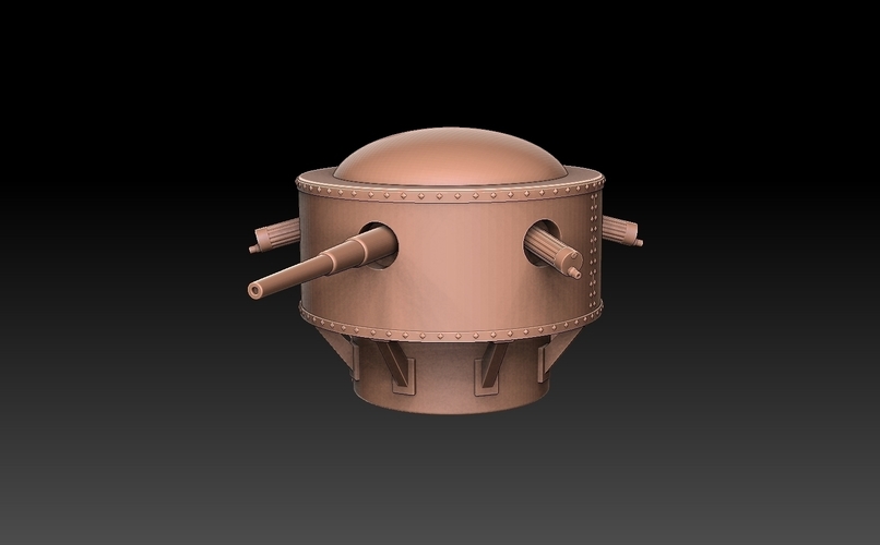 Tsar Tank Turret 3D Print 488314