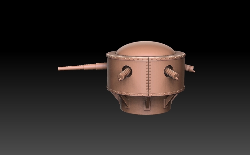 Tsar Tank Turret 3D Print 488315