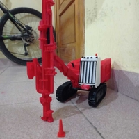 Small Dp1500i Sandvik drill Toy 3D Print  3D Printing 488344
