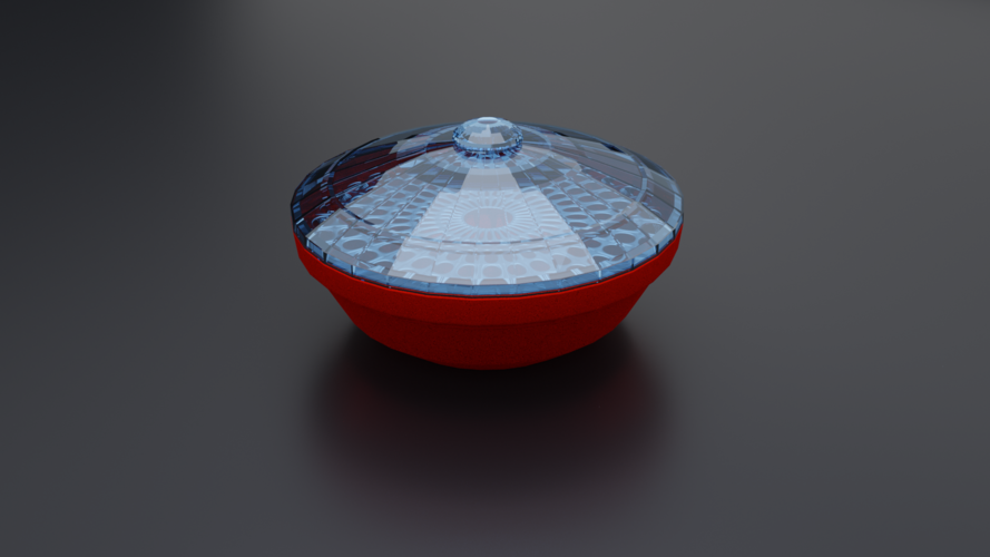 CASSEROLE BOWL HIGH POLY 3D Print 488359