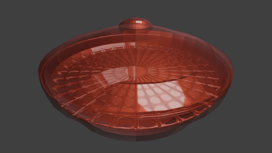 CASSEROLE BOWL HIGH POLY 3D Print 488360