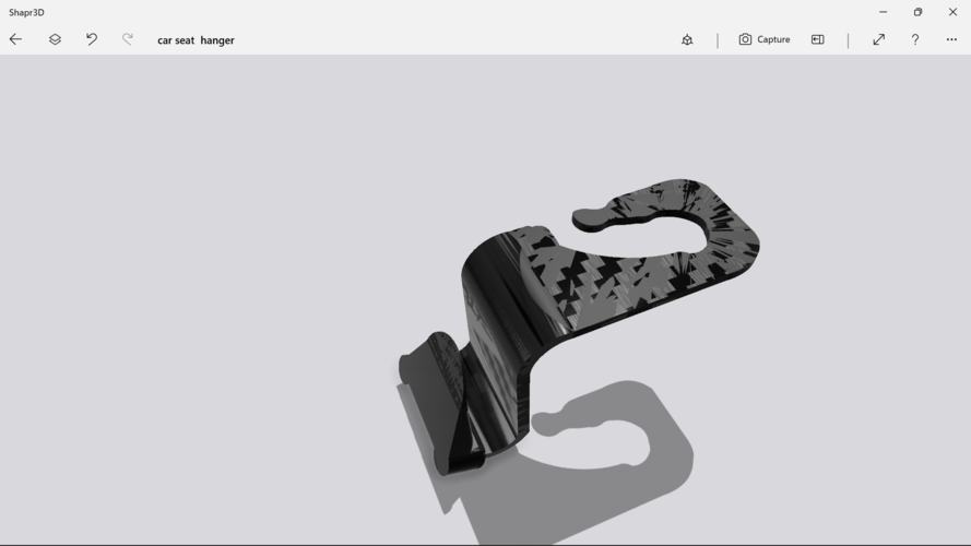 Car Seat Hanger 3D Print 488366