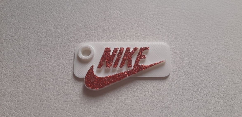 Nike Logo Keychain