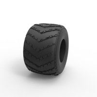 Diecast Monster Jam tire 14 Scale 1:25 - Thumbnail 2