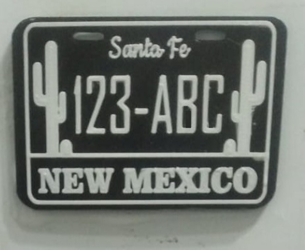 Nuevo Mexico - License plate 3D Print 488439