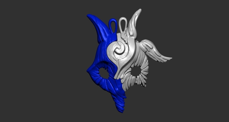 KINDRED SPIRIT MEDAL 3D PRINT MODEL