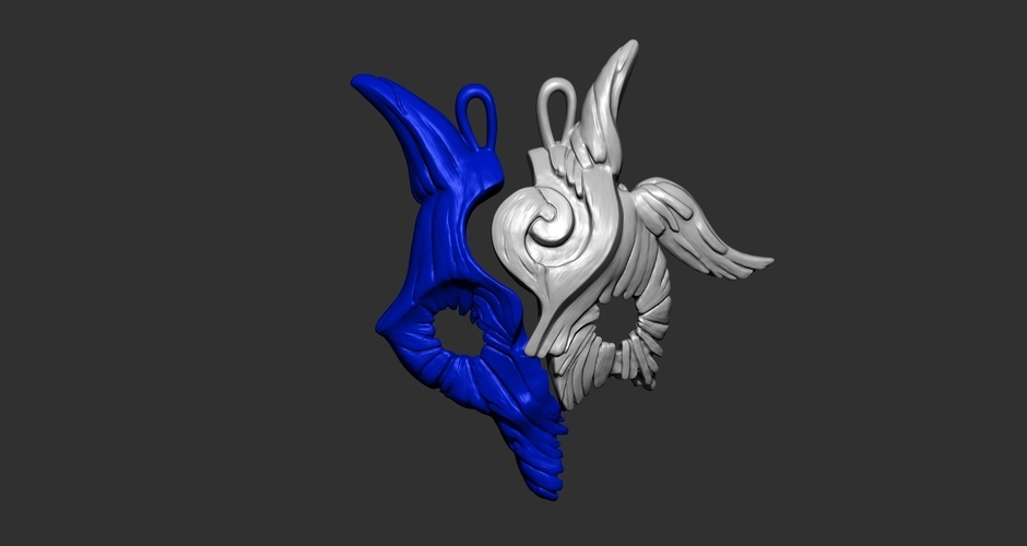 KINDRED SPIRIT MEDAL 3D PRINT MODEL 3D Print 488573