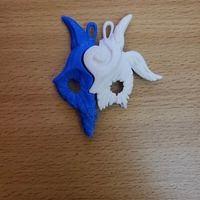 KINDRED SPIRIT MEDAL 3D PRINT MODEL - Thumbnail 3