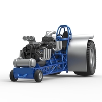 Pulling tractor with 2 engines V8 Version 4 Scale 1:25 - Thumbnail 5