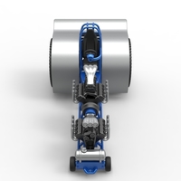 Pulling tractor with 2 engines V8 Version 4 Scale 1:25 - Thumbnail 6