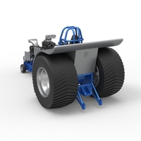 Pulling tractor with 2 engines V8 Version 4 Scale 1:25 - Thumbnail 12