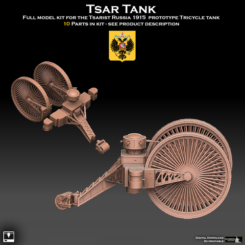 Tsar Tank 3D Print 488663