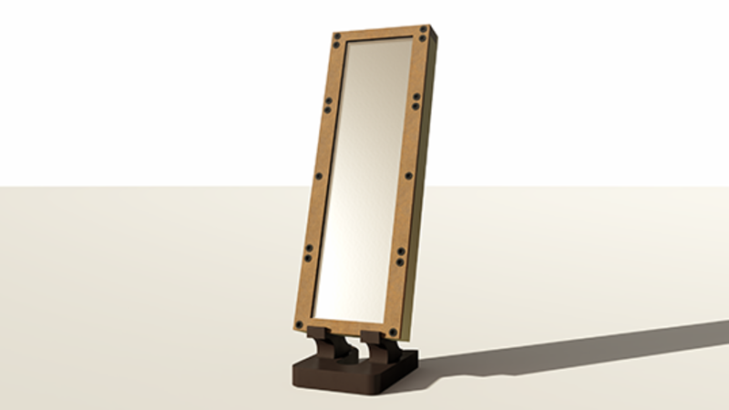 1920X480 LCD SENSOR PANEL CASE 3D