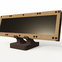 1920X480 LCD SENSOR PANEL CASE 3D - Thumbnail 3