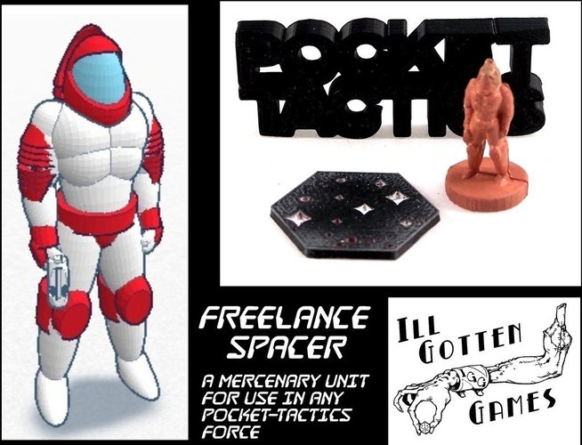 Pocket-Tactics: Freelance Spacer 3D Print 48873