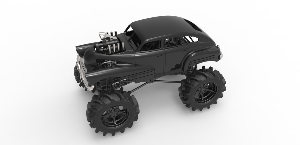 Diecast Mud truck 3 Scale 1:25 3D Print 488792