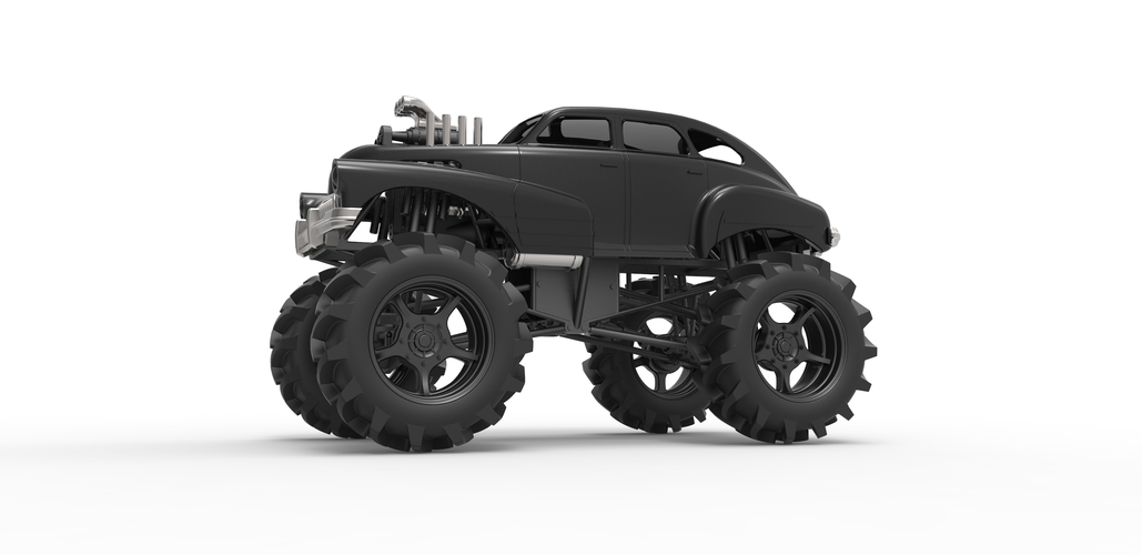 Diecast Mud truck 3 Scale 1:25 3D Print 488793