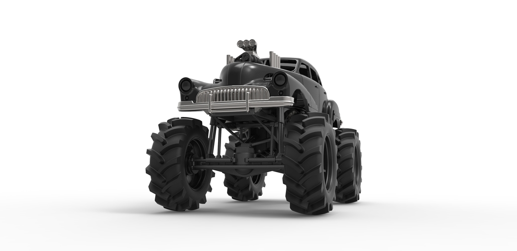 Diecast Mud truck 3 Scale 1:25 3D Print 488795