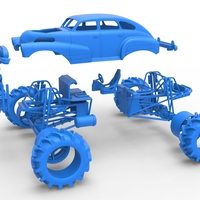 Diecast Mud truck 3 Scale 1:25 - Thumbnail 15