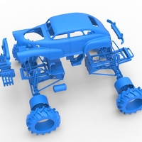 Diecast Mud truck 3 Scale 1:25 - Thumbnail 16