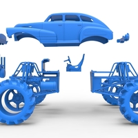 Diecast Mud truck 3 Scale 1:25 - Thumbnail 19