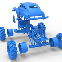 Diecast Mud truck 3 Scale 1:25 - Thumbnail 22