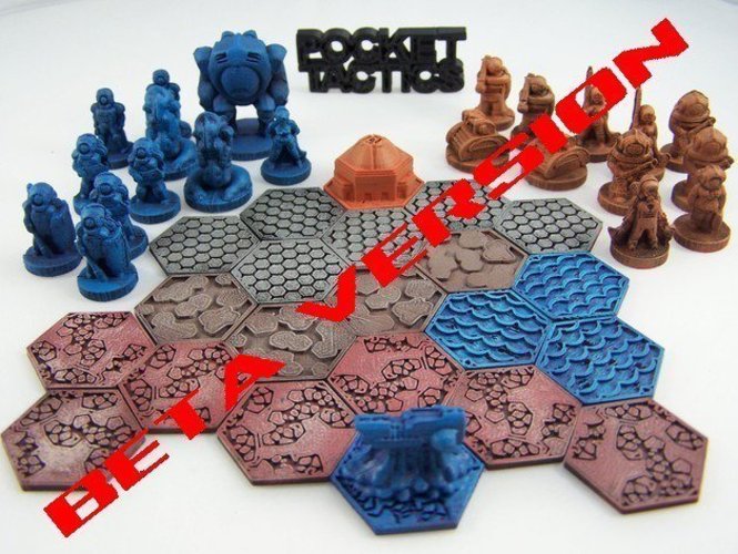 Pocket-Tactics: Dominion Strike Force against the United Separat 3D Print 48900