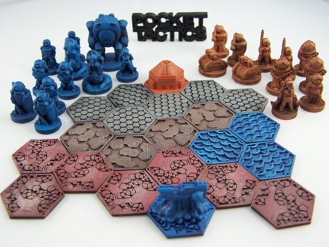 Pocket-Tactics: Dominion Strike Force against the United Separat 3D Print 48901