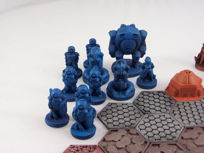 Pocket-Tactics: Dominion Strike Force against the United Separat 3D Print 48903