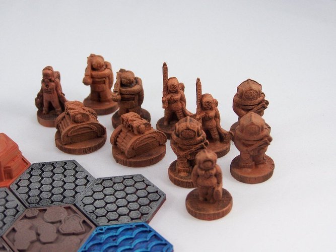 Pocket-Tactics: Dominion Strike Force against the United Separat 3D Print 48904