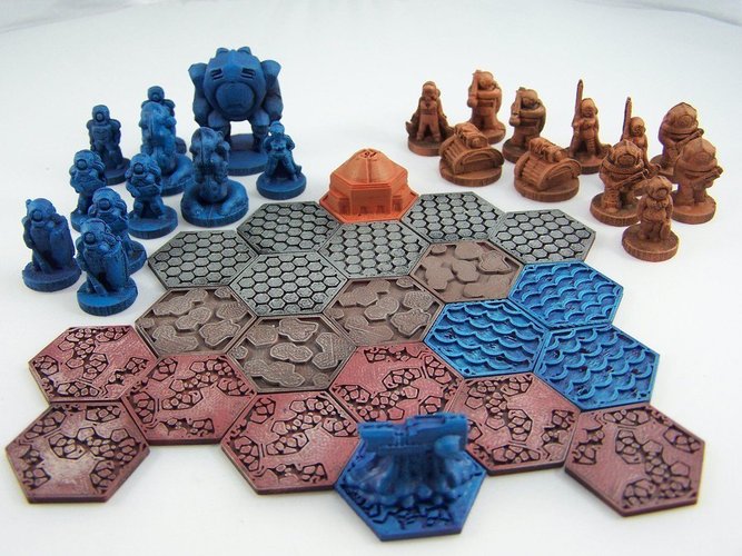 Pocket-Tactics: Dominion Strike Force against the United Separat 3D Print 48905