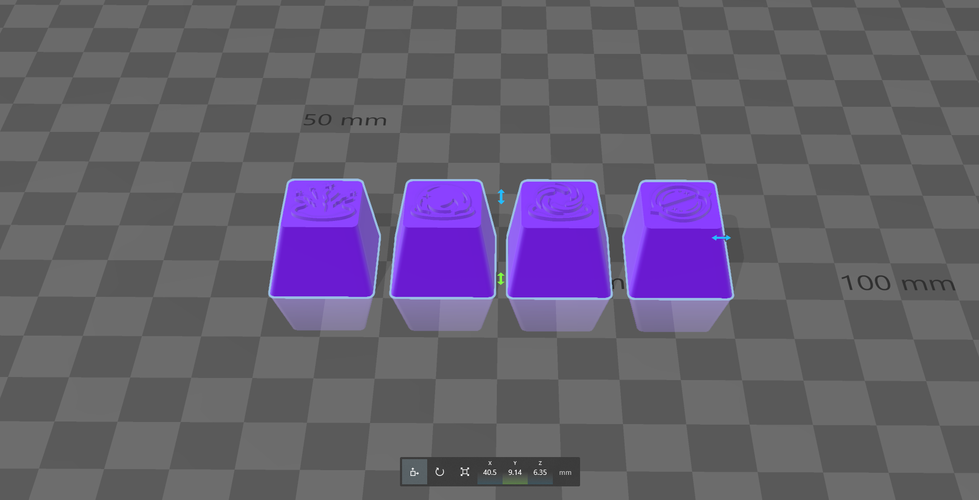 Astra - Valorant Keycaps 3D Print 489156