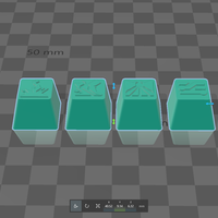 Small Neon - Valorant Keycaps 3D Printing 489166