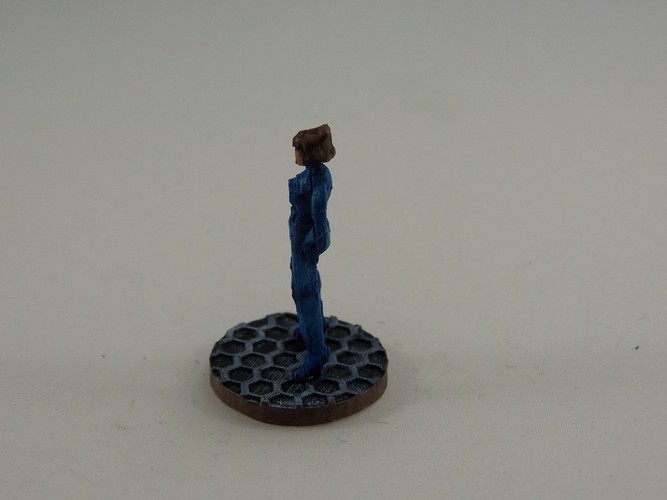 Female Starfarer (28mm Miniature) 3D Print 48919
