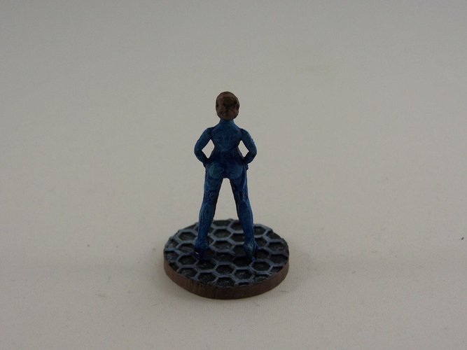 Female Starfarer (28mm Miniature) 3D Print 48920