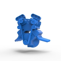 Diecast engine V8 double supercharger Version 3 Scale 1:25 - Thumbnail 5