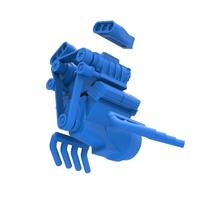 Diecast engine V8 double supercharger Version 3 Scale 1:25 - Thumbnail 16