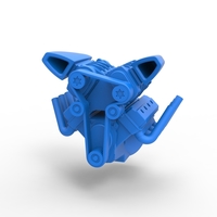 Diecast engine V8 with double supercharger Version 4 1:25 - Thumbnail 4