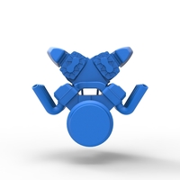 Diecast engine V8 with double supercharger Version 4 1:25 - Thumbnail 13