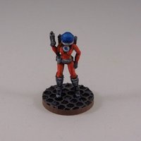 Space Girl (28mm Miniature) - Thumbnail 3