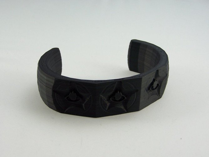 Elder Sign Bracelet 3D Print 48936