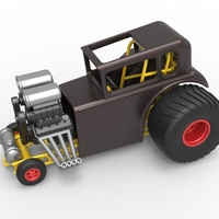 Mini Rod pulling tractor 5 Scale 1:25 - Thumbnail 2